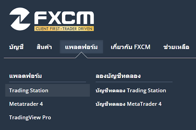 FXCM แพลตฟอร์ม