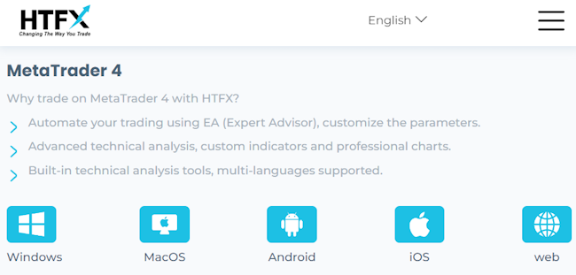 HTFX แพลตฟอร์ม